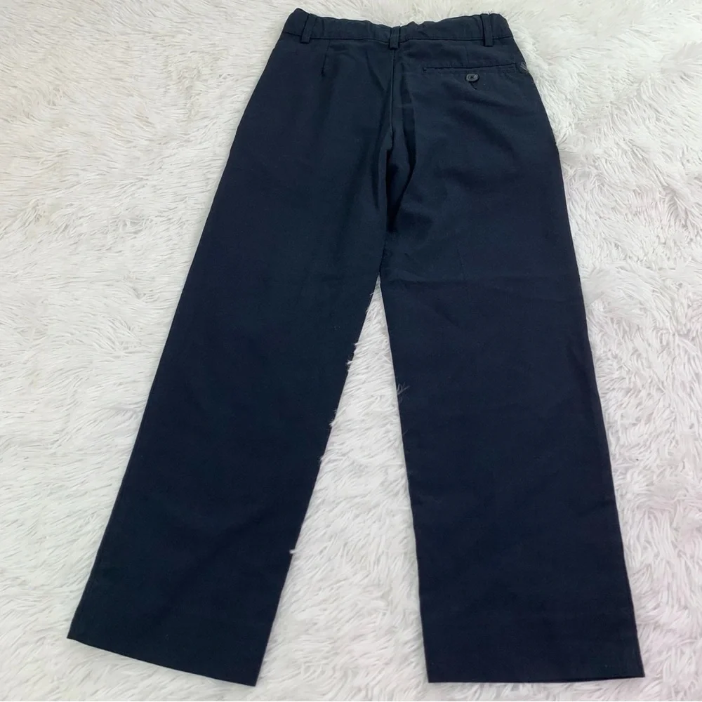 Set of 2‎ boy's size 8 navy blue dress pants adjustable waist Cat & Jack H&M